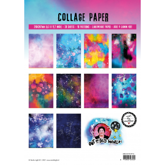 Art By Marlene Out Of This World Patterns A4 Collage Paper (ABM-OOTW-PP14)